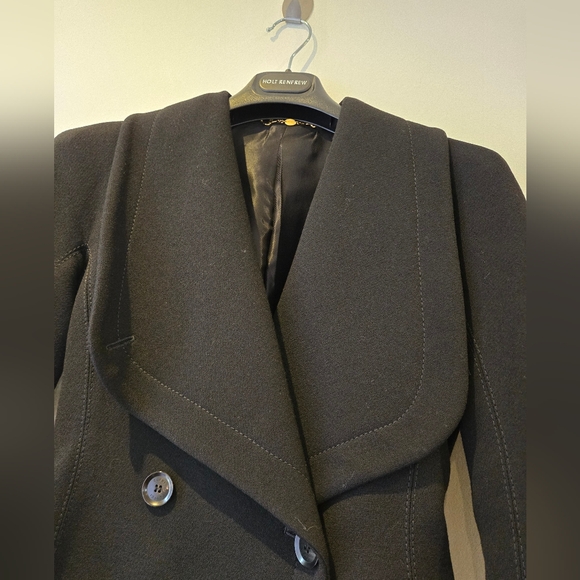 Gucci Black Wool Moto Style Suit Jacket Size IT 36 - Picture 5 of 10